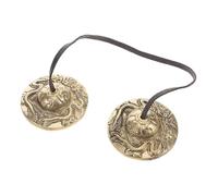 Cabilock Tibetan Tingsha Cymbals Meditation Bells for Yoga and Mindfulness Healing Chime Instruments with Elegant Copper Design Beginner-friendly Sound Bowl for Relaxation and Feng Shui