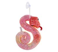 Cabilock Tie-dye Foil Snake Plush Doll Soft Cuddly Year Snake Mascot for Holiday Decorations and Symbolizing Wisdom Fortune and Prosperity