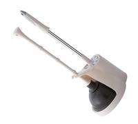 Cabilock Toilet Brush Cleaner Plunger Limescale Remover Toilet Brush Plunger Holder Powerful Bathroom Cleaning Accessory