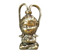 Cabilock Traditional Chinese Copper Monkey King Pendant DIY Monkey Charm for Keychains and Bracelets Sturdy Sun Wukong Symbol of Courage and Wisdom Versatile Copper Craft Accessory for