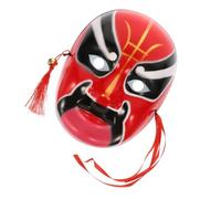 Cabilock Traditional Chinese Opera Mask for Home Decoration with Smooth Surface and Sturdy Pvc Material, for Cosplay Party and Festivals Wall Hanging Ornament