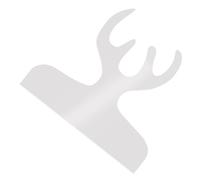 Cabilock Transparent Acrylic Charcuterie Board Handle Template Stencil for Precise Cutting Reusable Woodworking Guide Tool Easy to Use Kitchen Chopping Board Edge Tracing Aid