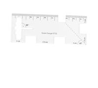 Cabilock Transparent Acrylic Sewing Ruler Patchwork Measuring Tool with Numbering and Angle System for Accurate Quilting and Tailoring Projects Double Ruler Connect Design for Precise