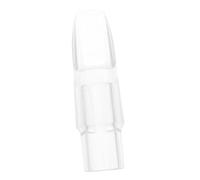 Cabilock Transparent Soprano Saxophone Flute Head Abs Material Saxophone Accessory for Improving Tone and Practice Suitable for E-flat Soprano Sax Players and Giving