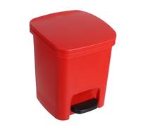 Cabilock Trash Can with Foot Pedal and Flip Lid Compact Plastic Wastebasket for Bedroom Bathroom Office Odor Sealing Rubbish Bin for Recycling and Daily Use