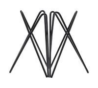 Cabilock Tripod Plant Stand for Black Iron and 2pc Tillandsia Home Display