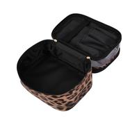 Cabilock Two-Layer Cosmetic Bag Portable Handheld Toiletry Bag Fashion Storage Makeup Capacity Travel