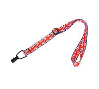 Cabilock Ukulele Shoulder Strap with Union Jack Flag Design Breathable Comfortable Ukulele Accessory for Adults Flexible for Custom Fit Creative Instrument Sling