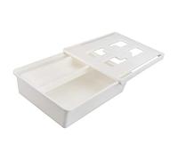 Cabilock Under The Table Drawer Desk Pencil Drawer Organizer Storage Hidden Desktop Drawer Tray for Office School Home Desk 24.5x18.5x6.5cm