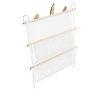 Cabilock Unicorn Plush Toy Storage Rack Stuffed Animal Organizer Wall Hanging Toy Organizer for Boys and Girls Storage Stuffed Animal Mesh