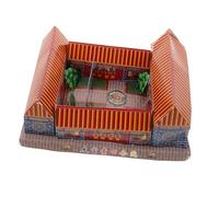 Cabilock Unique Ancestor Sacrifice Paper Villa for Festival Rituals Role Playing Paper House Offering Ancestor Worship Burnable Decoration for Blessings and Prosperity