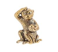 Cabilock Unique Sun Wukong Monkey Statue Chinese Decorative Monkey Figurine for Room Office Desk Decor