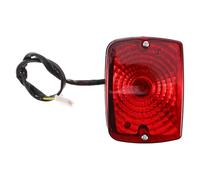 Cabilock Universal 12V Motorcycle Brake Light 3-Wire LED Stop Tail Lamp for Sand Quad Bikes, ATVs, Scooters - Waterproof Dirt Bike Taillight for Truck, Trailer, Boat Use