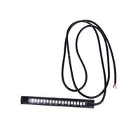 Cabilock Universal 2pcs LED Motorcycle Brake and Turn Signal Light Strip, Waterproof Soft Tail Light Bars for Motorbike, Red and Amber Flexible Rear Taillights Suitable for Road Use