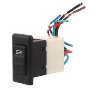 Cabilock Universal 5-pin Car Door Window Switch with Wiring Harness, Red Indicator Light, Stable Connection and Wear Resistance, Suitable for Door Regulator Control