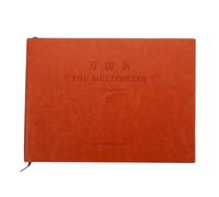 Cabilock Universal Account Book Practical Form Handbook Concise Fake Leather Account Book with 320 Pages Brown Horizontal Format and Income Expense Recordkeeping