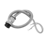Cabilock Universal Replacement Power Cord for 8 Oz Popcorn Machines, Metal Kettle Cable with High-temperature Resistant Insulation and Secure Connection, for Commercial Snack Makers