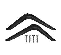 Cabilock Universal Tv Stand Base Legs Replacement for Tabletop Tvs Double Hole Plastic Feet Stable Support Easy Installation Space-Saving Design for Home Office