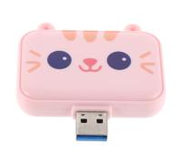 Cabilock USB Adapter Port Adapter Computer Hub Port Hot Swappable Compact and Portable Pvc Aluminum Abs Workspace Travel Laptop Computer Accessories