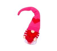 Cabilock Valentine'S Day Doll Ornament Faceless Gnome Plush with Pink Hat Festival Gnome Doll Decor Home Decoration for Romantic Scene Accents