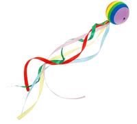 Cabilock Vehicle Antenna Rainbow Ball Car Antenna Topper Decoration Easy to Install Sturdy Foam Material Cute Ball Shape Eye-catching