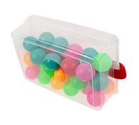 Cabilock Versatile Table Tennis Props Party Game for Boys and Girls Reaction Training Boys and Girls Racket Handle Decorations Red Pong Balls