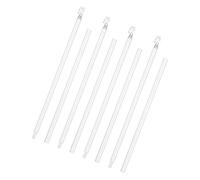 Cabilock Vertical Blind Rod 24 Inch Plastic Blind Wand Replacement with Hook Set of 4 for Curtain Control and Repair