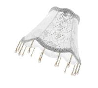 Cabilock Victorian Flower Light Shade with Bead Fringe for Bedside Living Room and Kitchen Cozy Illumination and Elegant Decor