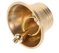 Cabilock Vintage Copper Chime Hanging Bells Large Brass Bell Pendant for DIY Crafts Wedding Decorations Garden Ornaments Christmas Tree Accents