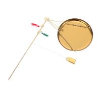 Cabilock Vintage Copper Chinese Handheld Scale with Pan Precise Weighing for Herbal Medicine Jewelry Coins Traditional Balance for Home Shop Laboratory Use