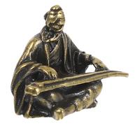 Cabilock Vintage Copper Statue for Micro Landscapes Bonsai and Terrarium Decor Artistic Figure Playset for Spaces