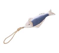 Cabilock Vintage Handmade Wooden Fish Wall Decor Nautical Carved Fish Sculpture for Coastal Beach Theme Mediterranean Accent Mount Farmhouse Wall Hanging Ornament for Ocean Style Home