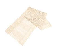 Cabilock Vintage Hollow Crochet Short Curtain Rustic Cotton Linen Half Window Privacy Drapes for Kitchen Cafe Cabinet Doors Bistro Home Decor