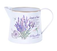 Cabilock Vintage Metal Watering can Vase with Floral Pattern Rustic Iron Pitcher for Indoor Plants Garden Decor and Home Accent 7.3 Inch