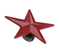 Cabilock Vintage Red Five-pointed Star Brooch Pin for Women, Zinc Alloy Material with Stylish Versatility and Lapel Decoration, for Variety of Occasions and Elegant Outfit Accessories