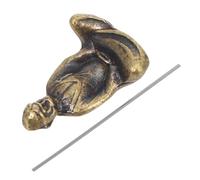 Cabilock Vintage Sun Wukong Statue Ornament in Antique Brass Retro Miniature Monkey King Figurine for Feng Shui Home Office Decor Symbolizing Bravery Wisdom and Positive Energy Unique