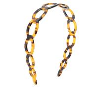 Cabilock Vintage Tortoiseshell Acetate Headband with Teeth Wide Hair Hoop for Women and Protective Face Cleaning Headwear Stylish Retro French Design for Daily Life Parties Yoga and Travel
