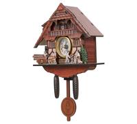 Cabilock Wall Clock Cuckoo Clocks Goblincore Room Decor Traditional Wooden Rustic Home Decor for Living Room Bedroom Study Vintage