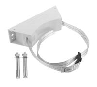Cabilock Wall Mounted Gas Cylinder Holder with Adjustable Gas Bottle Strap Propane Tank Bracket White Pp Material for Ships and Boats