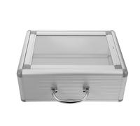 Cabilock Wall Mounted Medicine Cabinet Storage Box Metal Alloy Acrylic Emergency Supply Organizer for Banks Offices Community Centers with Easy Installation