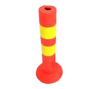 Cabilock Warning Column Safety Cone Garage Parking Delineator Post with Weather-resistant PU Material Traffic Barrier for Building Supplies and Parking Assist