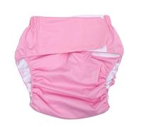 Cabilock Washable Waterproof Adult Cloth Diaper with High Water Absorption and Polyester Material, Reusable Incontinence Brief Suitable for Elderly People and Wheelchair Users