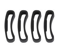 Cabilock Watch Band Keeper 6Pcs Soft Rubber Strap Loops Replacement Fastener Rings for Outdoor Watches