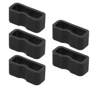 Cabilock Watch Band Keeper Loop 5pcs Silicone Straps Retainer Replacement for Compatible 16mm Smartwatch Accessories