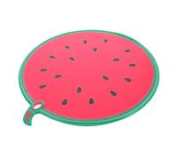 Cabilock Watermelon Shaped Chopping Board Dual Sided Practical Cutting Board for Fruits Vegetables and Food with Juice Groove and Non Slip Handle for Kitchen Use