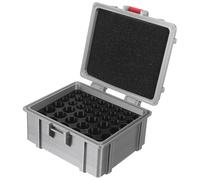 Cabilock Waterproof Aa Aaa Battery Case Organizer with Universal Compatibility and Space-saving Design, Sturdy Petg Plastic Storage Box for Car Storage Compartment and School Use