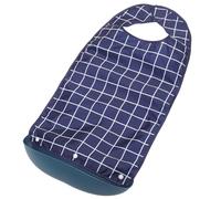 Cabilock Waterproof Elderly Bibs for Adults Lightweight Tpu and Pvc Material Clothing Protectors That Protect against Splashes and Accidents Suitable for Dining and Daily Use