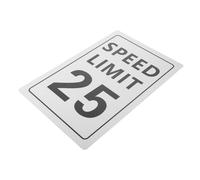 Cabilock Weatherproof Speed Limit Sign Caution Mph Driveway Sign for Enhanced Construction Easy to Read Design for Outdoor Use