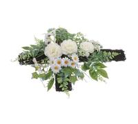 Cabilock Wedding Ceremony Cross Decor Plastic Rattan Classic Rustic Wall