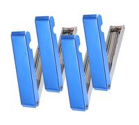 Cabilock Welding Tip Cleaner Kit Small Holes 4 Sets Welding with in Stainless Steel Cleaning Blue Aluminium Storage Box, Sturdy and Not Easy to Break and for Carburetor Nozzles